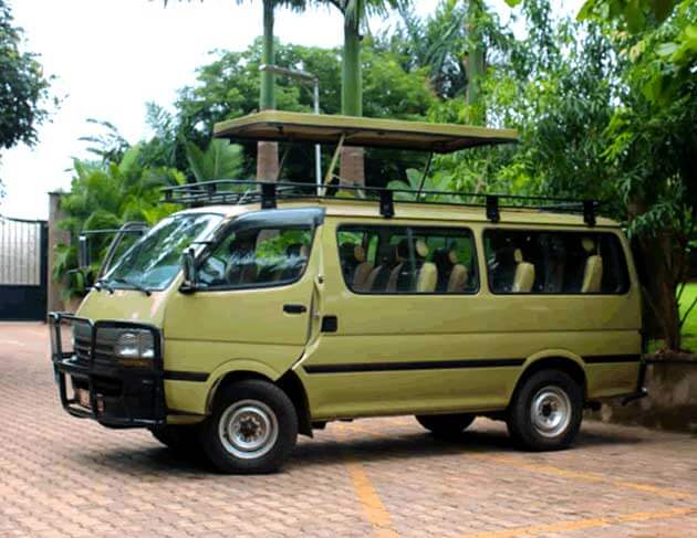 Customized 4x4 Safari Van Rental Cars in Uganda best for group safaris and tours