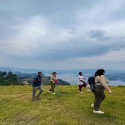 Walk on Lake Bunyonyi